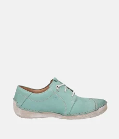 Josef Seibel Pretty Mint Leather Lace Up Shoe