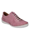 Josef Seibel Pretty Pink Leather Lace Up Shoe