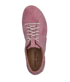 Josef Seibel Pretty Pink Leather Lace Up Shoe