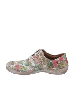Josef Seibel Pretty Rose Multi Leather Lace Up Shoe
