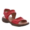 Josef Seibel Red Combi Ladies Sandal