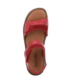 Josef Seibel Red Combi Ladies Sandal