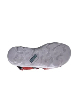 Josef Seibel Red Leather Walking Sandal