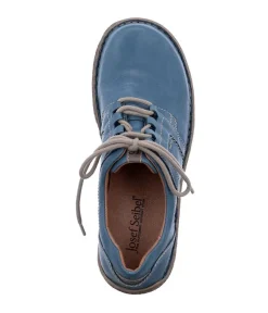 Josef Seibel Stylish Azur Blue Lace Up Shoes