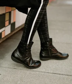 Josef Seibel Stylish Black Leather Slouch Boots