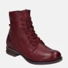 Josef Seibel Stylish Burgundy Ankle Boots