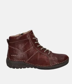 Josef Seibel Stylish Burgundy Ankle Boots