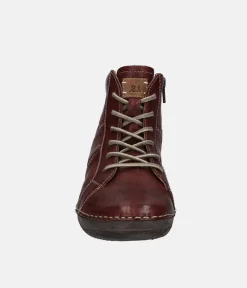 Josef Seibel Stylish Burgundy Ankle Boots