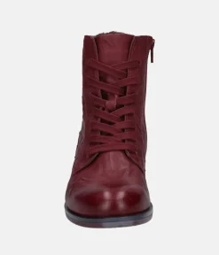 Josef Seibel Stylish Burgundy Ankle Boots