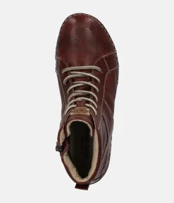 Josef Seibel Stylish Burgundy Ankle Boots