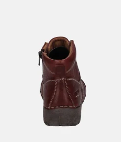 Josef Seibel Stylish Burgundy Ankle Boots