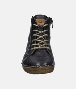 Josef Seibel Stylish Ocean Blue Ankle Boots