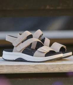 Josef Seibel Stylish Strappy Beige Walking Sandals