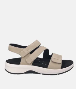 Josef Seibel Stylish Strappy Beige Walking Sandals