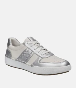 Josef Seibel Stylish White/Silver Trainers
