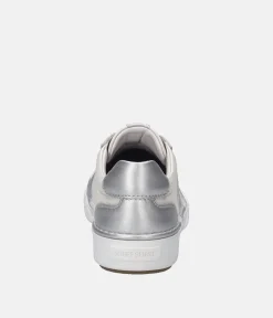 Josef Seibel Stylish White/Silver Trainers