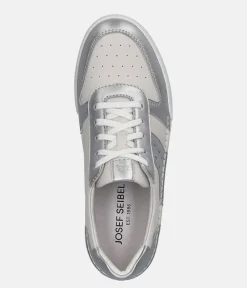 Josef Seibel Stylish White/Silver Trainers
