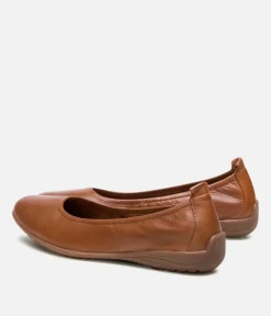 Josef Seibel Versatile Cognac Ballet Flats
