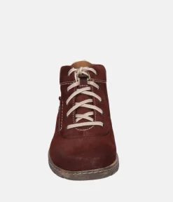 Josef Seibel Waterproof Burgundy Ankle Boots