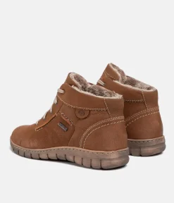 Josef Seibel Waterproof Cognac Ankle Boots