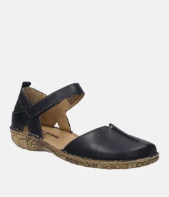 Josef Siebel Pretty Black Closed Toe Sandal