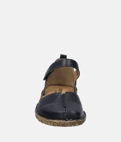 Josef Siebel Pretty Black Closed Toe Sandal