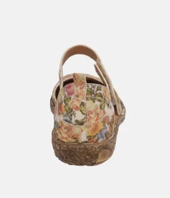 Josef Siebel Pretty Floral Closed Toe Sandal