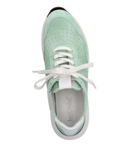 Josef Siebel Stylish Velour Mint Trainer