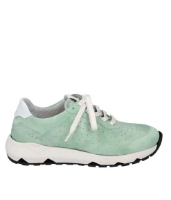 Josef Siebel Stylish Velour Mint Trainer