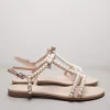 Kennel & Schmenger Luxurious Beige Pearl Sandals