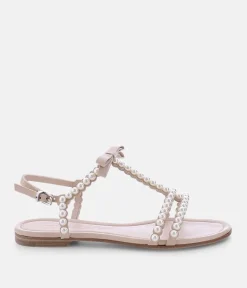 Kennel & Schmenger Luxurious Beige Pearl Sandals