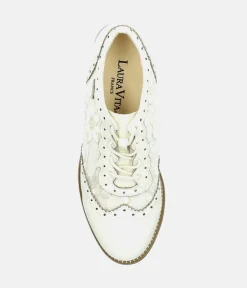 Laura Vita Chic Oxford Style Lace Up Shoes