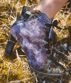 Laura Vita Gorgeous Black High Heel Ankle Boots