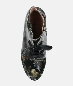 Laura Vita Gorgeous Black High Heel Ankle Boots