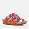 Laura Vita Gorgeous Floral Mule Sandal