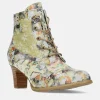 Laura Vita Pretty Beige Multi Colour Ankle Boots