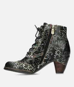 Laura Vita Pretty Black Ankle Boots