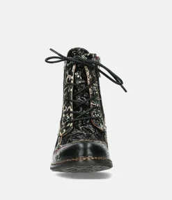 Laura Vita Pretty Black Ankle Boots