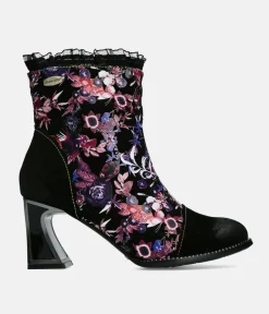 Laura Vita Pretty Black Midi Ankle Boots