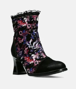 Laura Vita Pretty Black Midi Ankle Boots