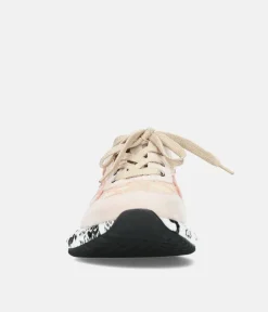Laura Vita Pretty Pale Pink Multi Fashion Trainer