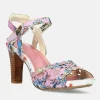 Laura Vita Pretty Pink High Heel Sandals