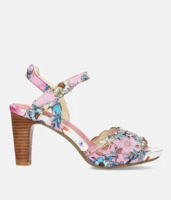 Laura Vita Pretty Pink High Heel Sandals