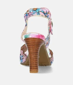 Laura Vita Pretty Pink High Heel Sandals