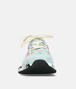 Laura Vita Pretty Pink/Blue Multi Fashion Trainer