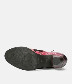 Laura Vita Pretty Pink/Red Ankle Boots