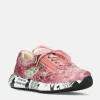 Laura Vita Pretty Rose Pink Multi Fashion Trainer