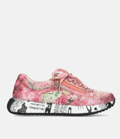 Laura Vita Pretty Rose Pink Multi Fashion Trainer