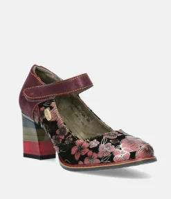 Laura Vita Pretty Wine Multi Mary Jane Shoes
