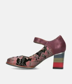 Laura Vita Pretty Wine Multi Mary Jane Shoes